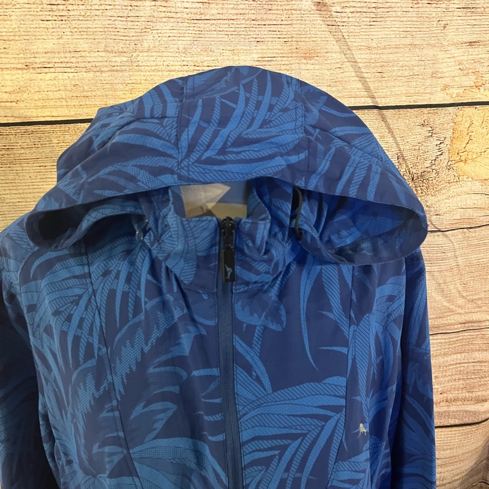 Tommy Bahama Navy Leaf Print Jacket - Picture 8 of 10